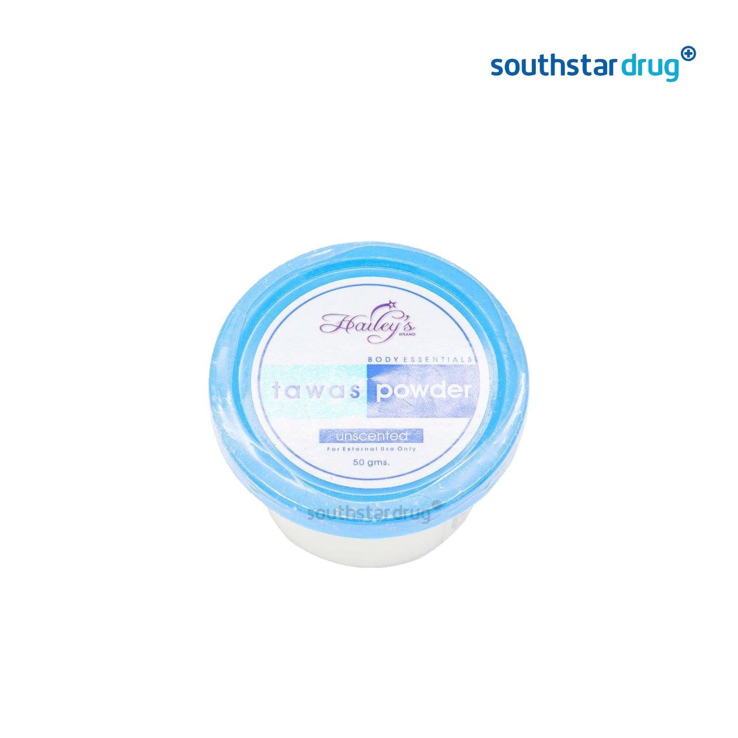 Haileys Unscented Tawas Powder 50 g - Southstar Drug