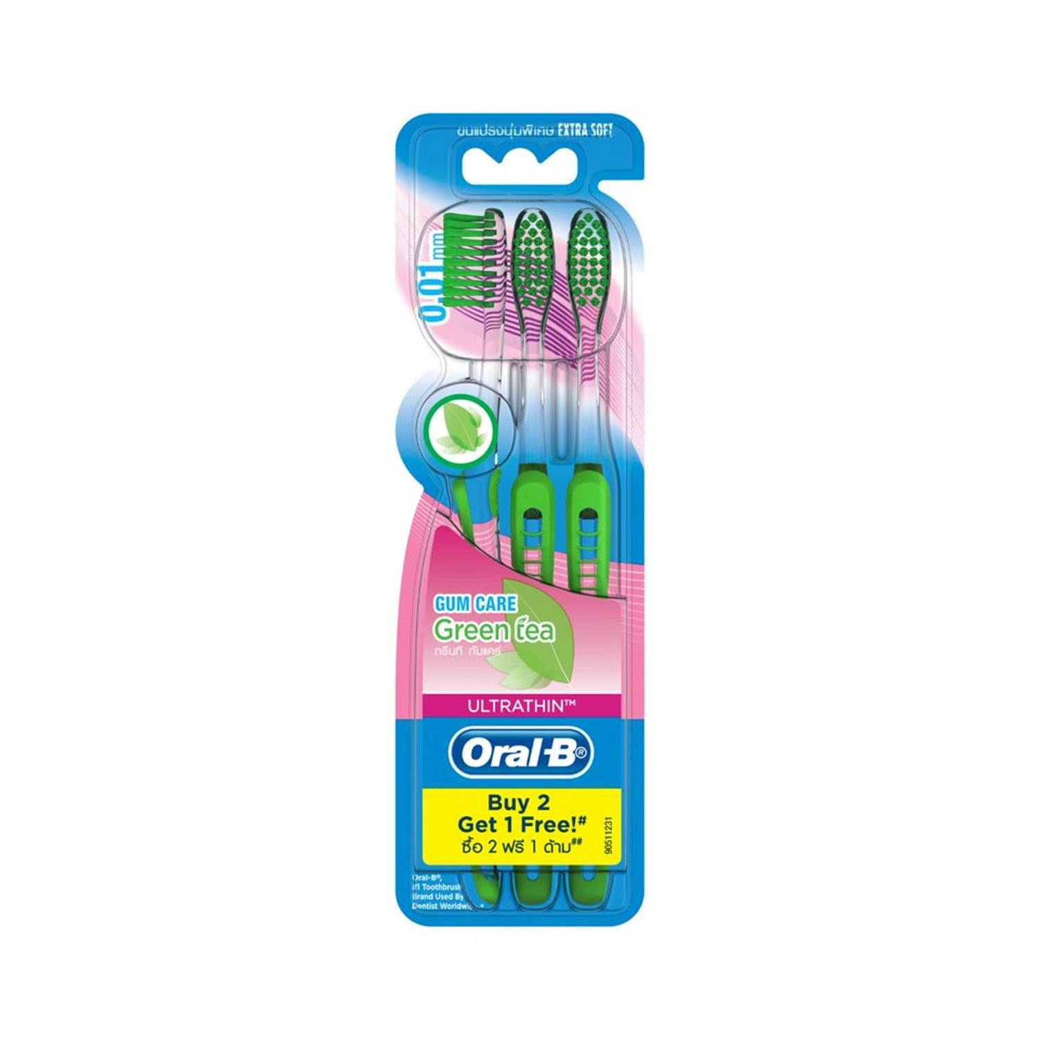 Oral B Ultra Thin Gum Care Grean Tea Buy 2 take 1 Toothbrush - Southstar Drug