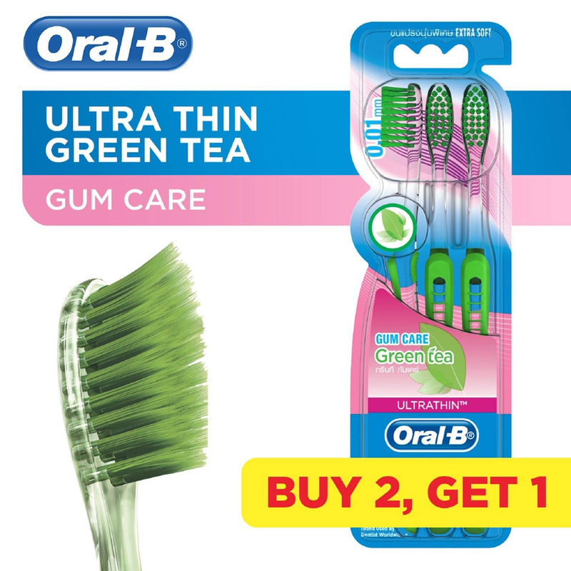 Oral B Ultra Thin Gum Care Grean Tea Buy 2 take 1 Toothbrush - Southstar Drug