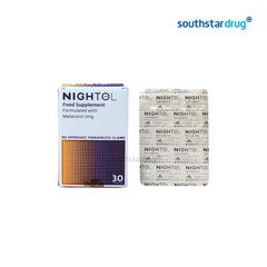 Nightol Melatonin 3 mg Capsule - 10s - Southstar Drug