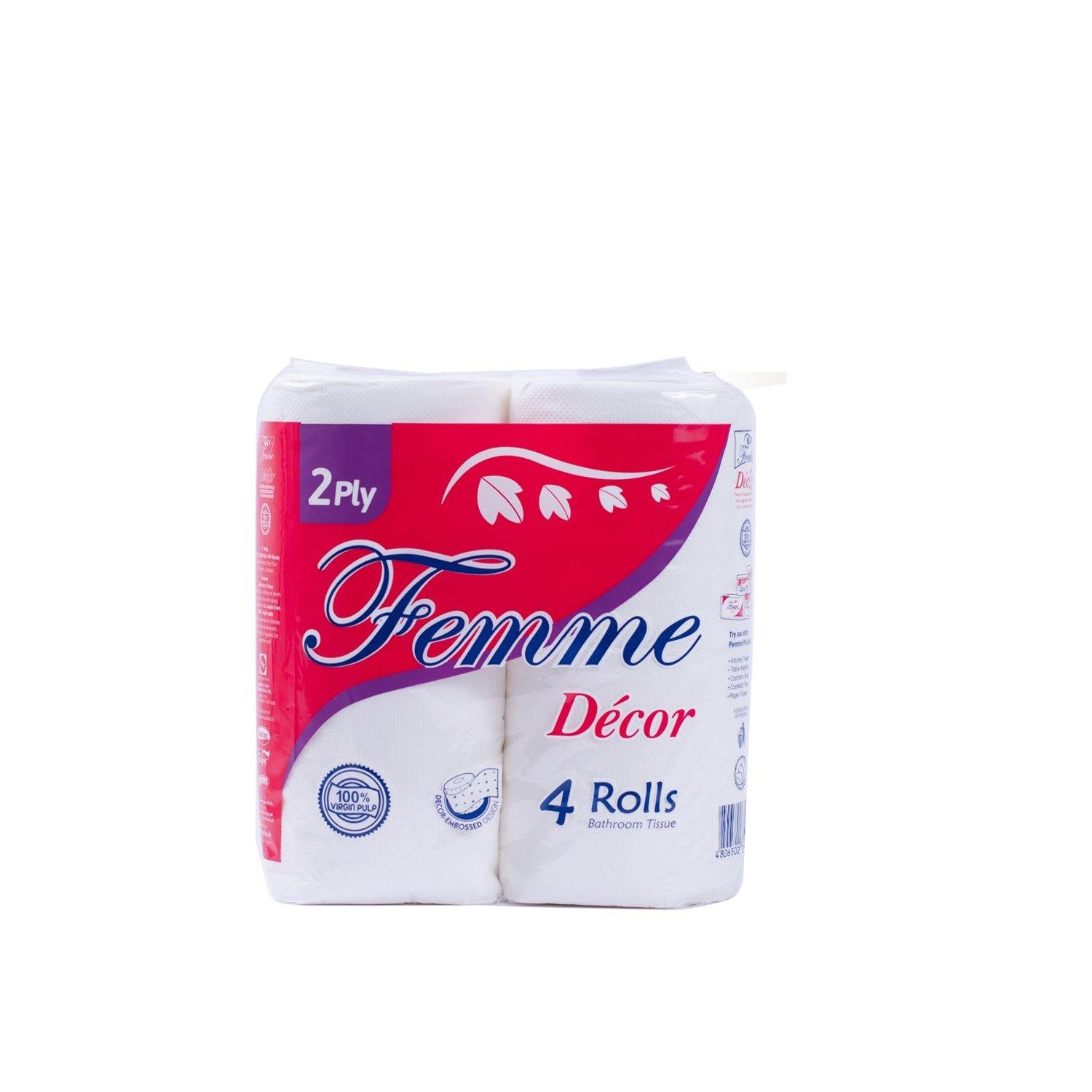 Femme Decor Tissue 4Rolls 2ply - Southstar Drug