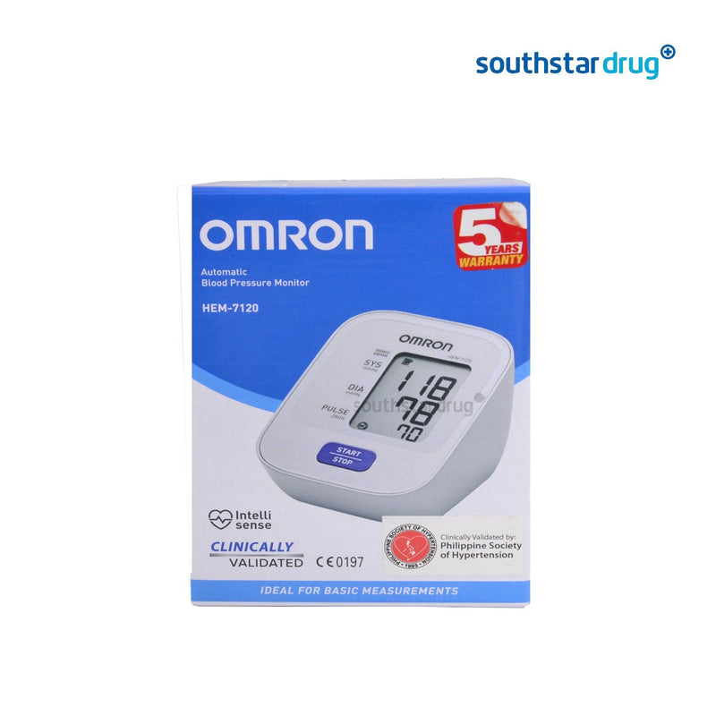 Omron HEM-7120 Automatic Blood Pressure Monitor With Free Adaptor - Southstar Drug
