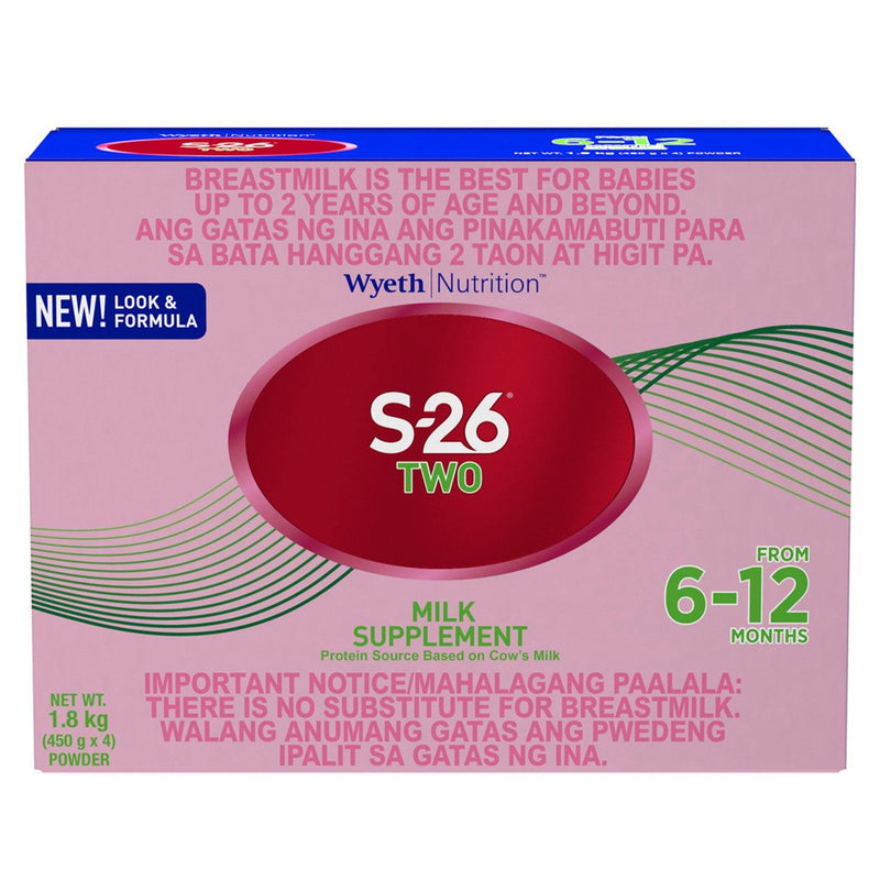 S26 Two Milk Powder 6-12 months 1.8 kg Box - Southstar Drug