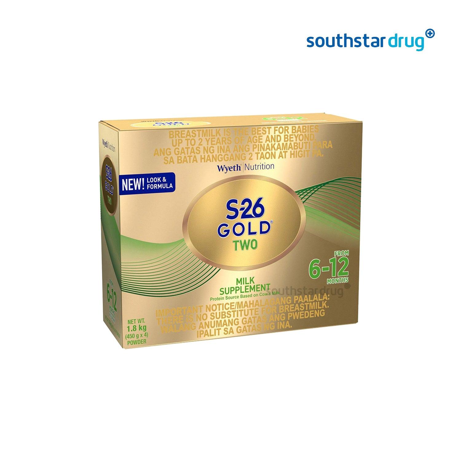 S26 Gold Two with Lutein 1.8 kg Box - Southstar Drug