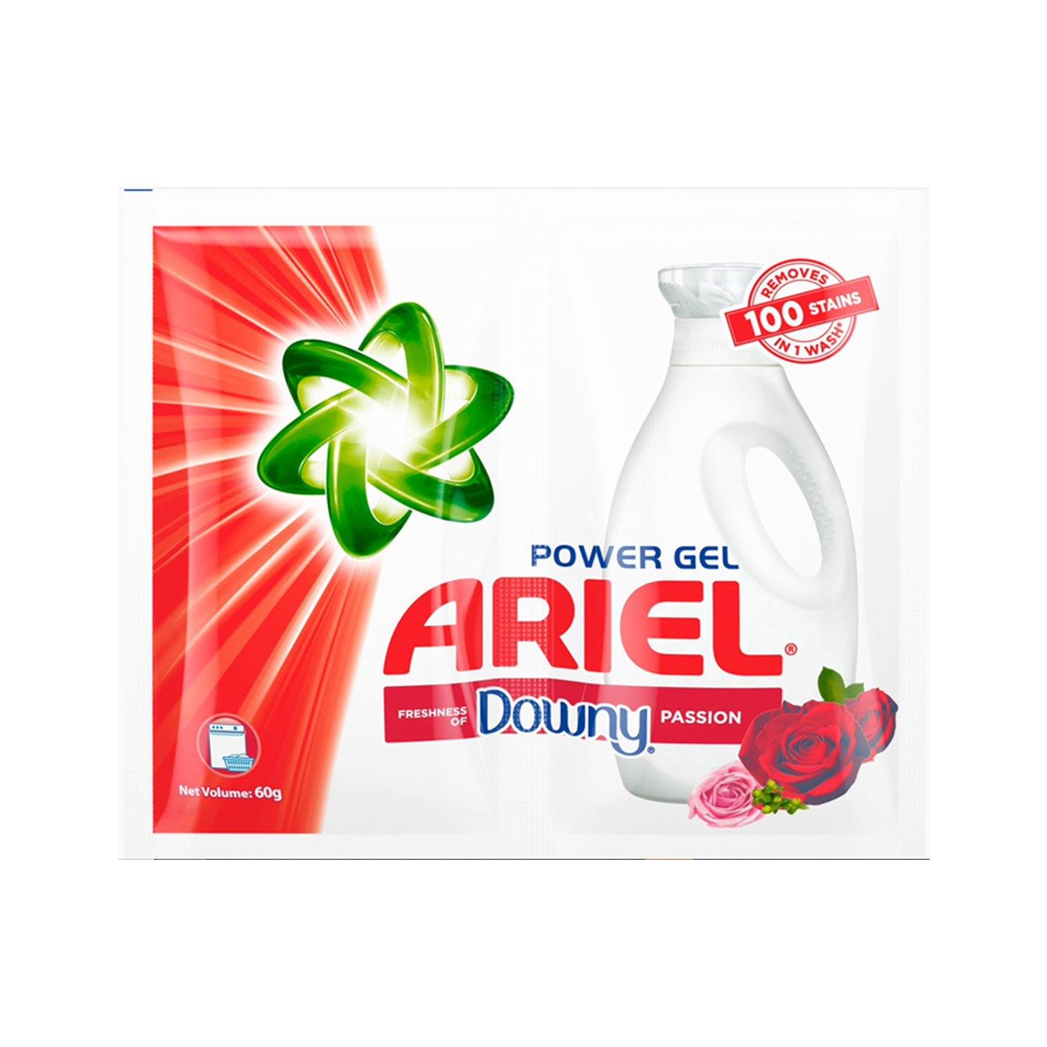 Ariel Power Gel with Downy Passion 60 g - 6s - Southstar Drug