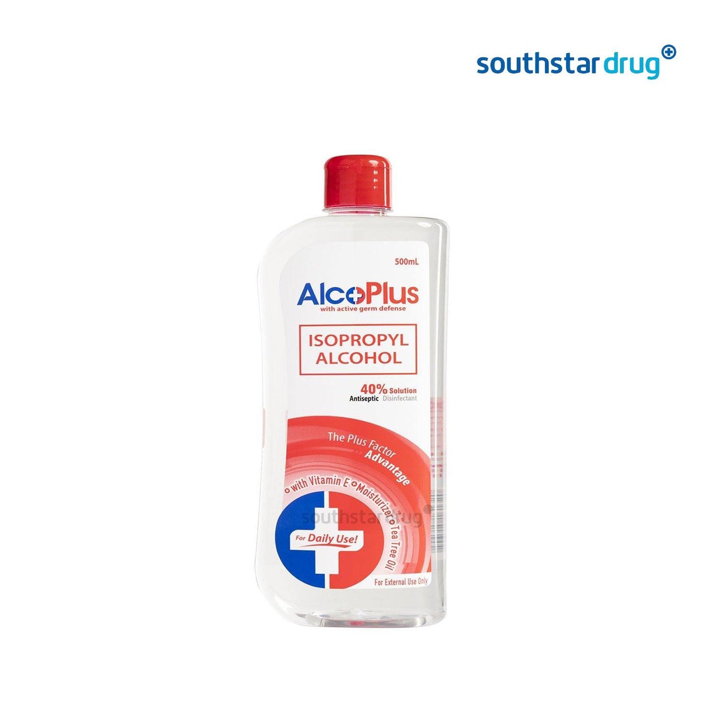 Alcoplus 40% Solution Isopropyl Alcohol 500 ml - Southstar Drug