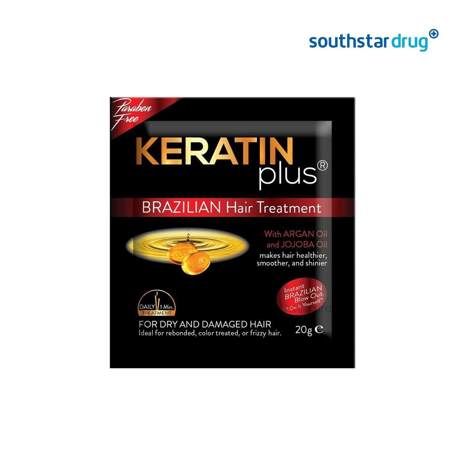 Keratin Plus Brazilian Hair Treatment 20 g - 6s - Southstar Drug