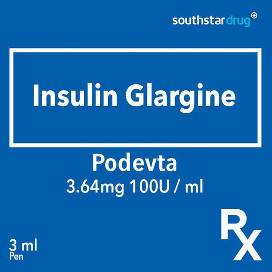 Rx: Podevta 3.64mg 100U/ml 3ml - Southstar Drug