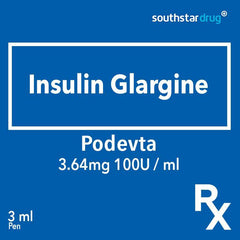 Rx: Podevta 3.64 mg 100U / ml 3 ml - Southstar Drug