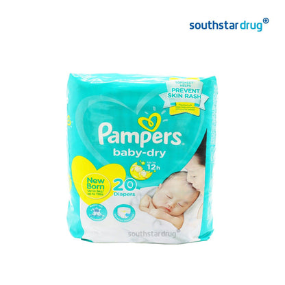 Pampers Baby Dry New Born - 20s - Southstar Drug