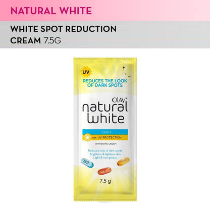 Olay Facial Cream Natural White Light with UV 7.5g sachet