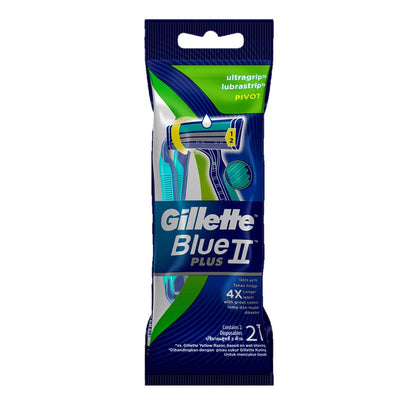 Gillette Blue II Plus Ultra Grip - 2s - Southstar Drug