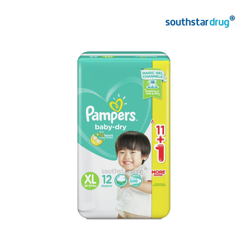 Pampers Baby Dry Diaper XL - 12s