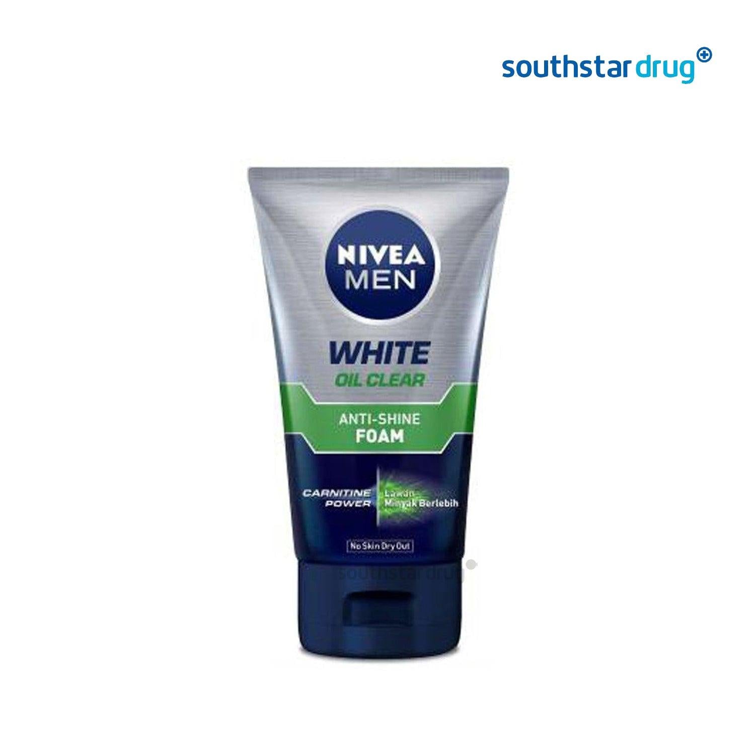 Nivea Men White Oil Clear Facial Foam - Southstar Drug