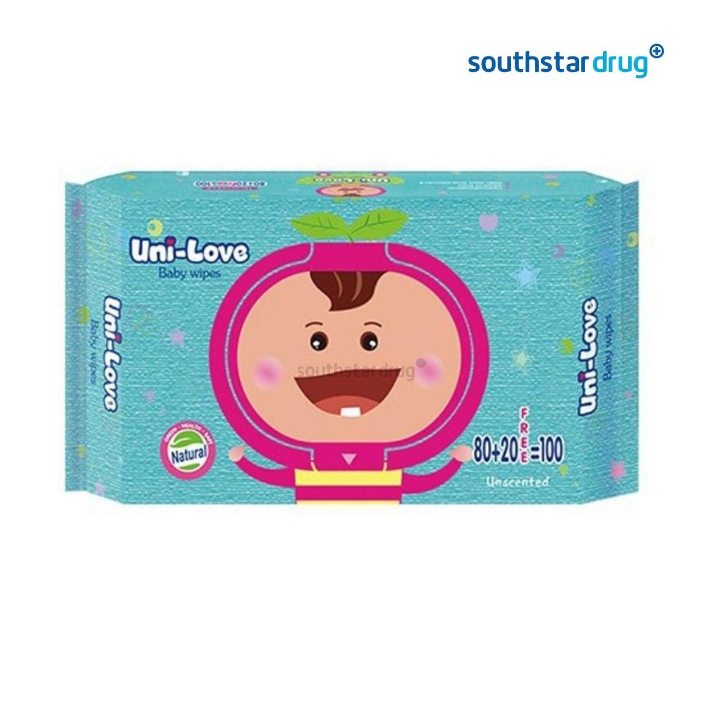 Uni Love Unscented Wipes 100 Pulls - Southstar Drug