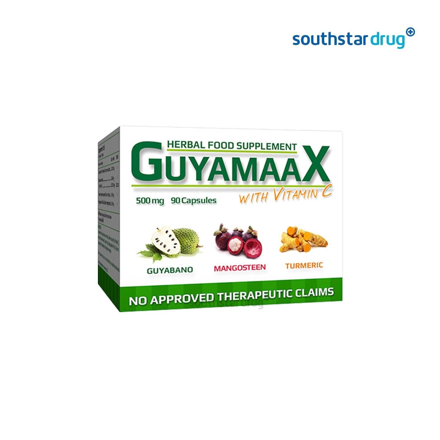 Guyamaax with Vitamin C 500 mg Capsule - 30s - Southstar Drug