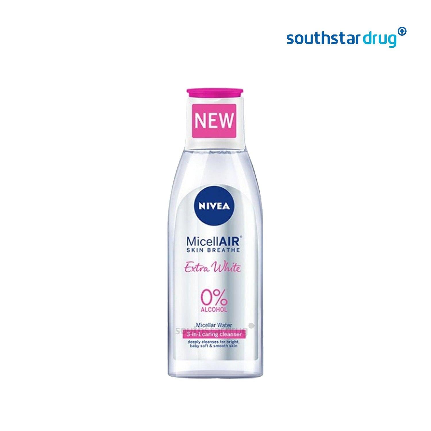 Nivea MicellAIR Skin Breath Extra White Facial Cleanser 200 ml - Southstar Drug