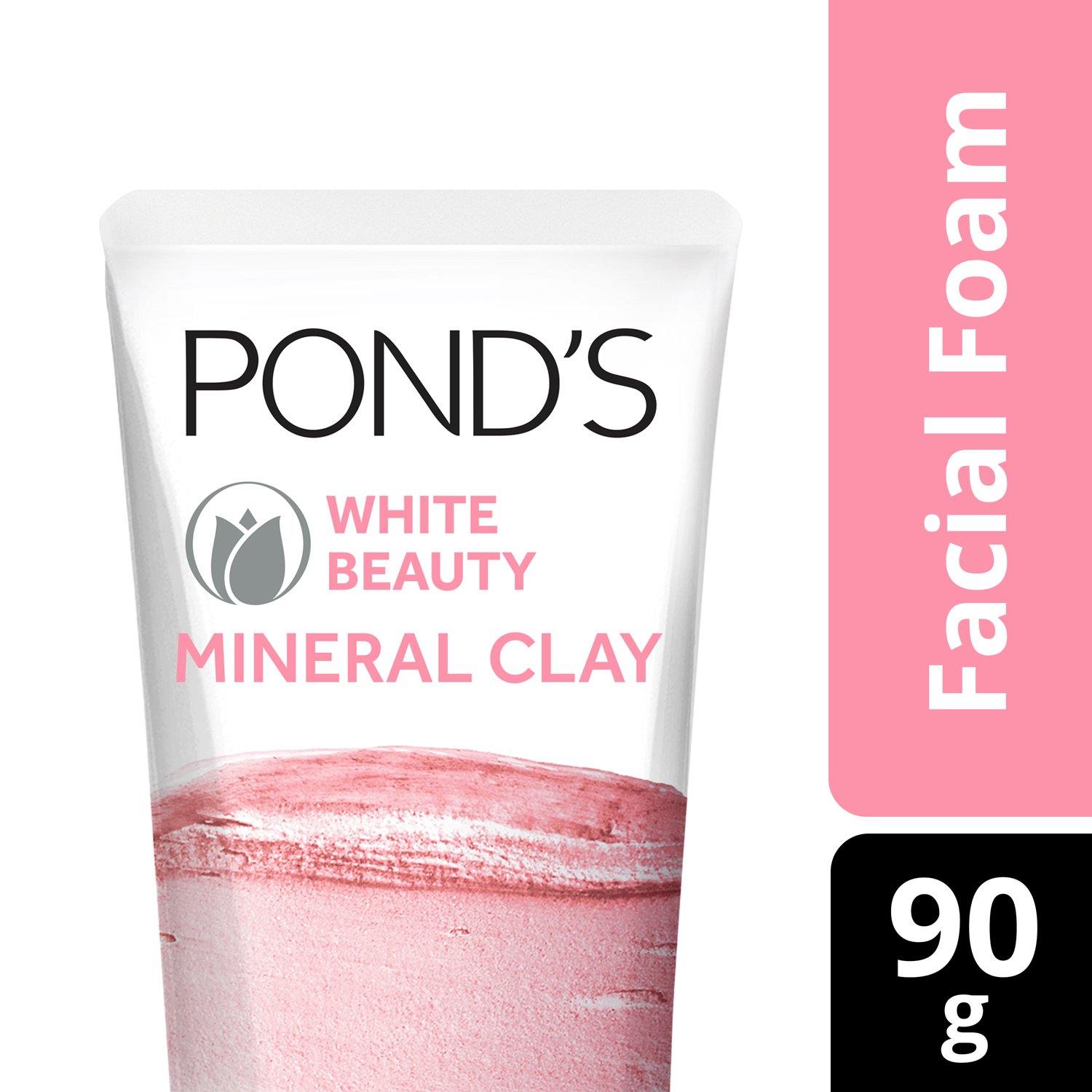 Pond's White Beauty Mineral Clay Facial Foam 90G - Southstar Drug