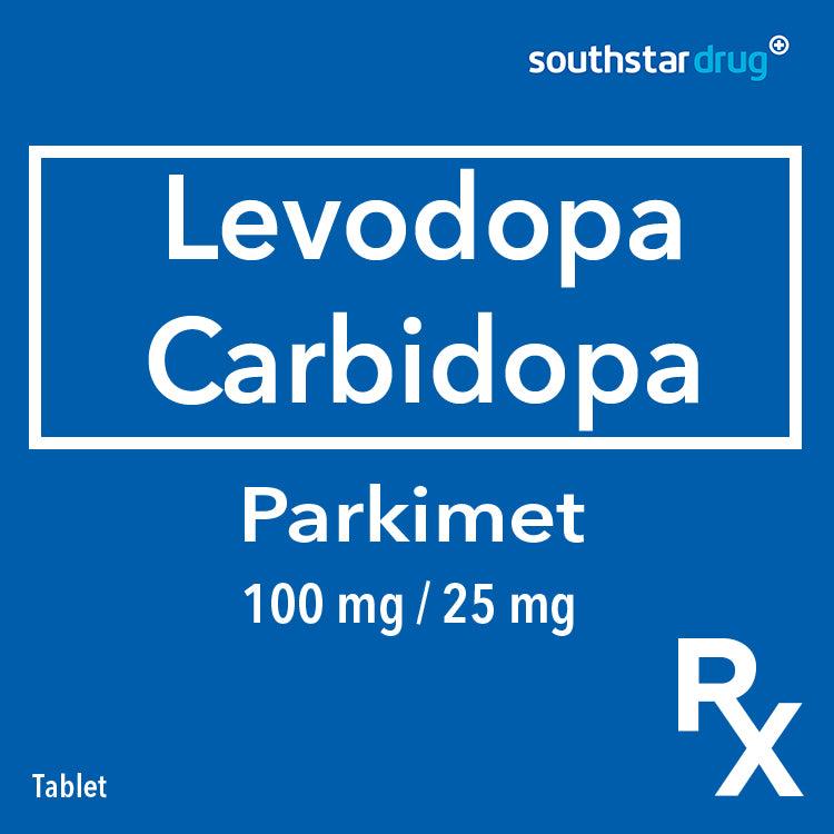 Rx: Parkimet 100 mg / 25 mg Tablet - Southstar Drug