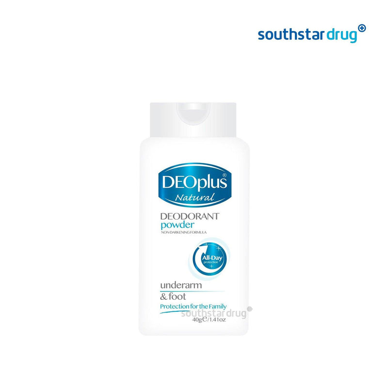 Deoplus Deodorant Powder 40 g - Southstar Drug