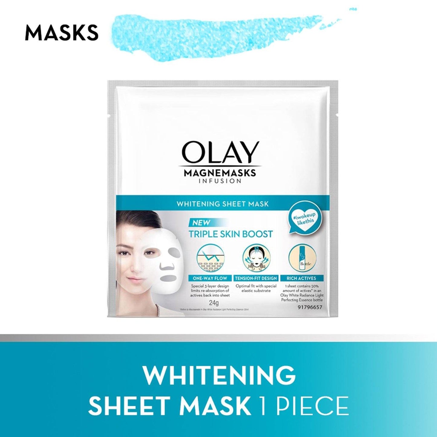 Olay Skin Magnemasks Infusion Whitening Sheet Mask 24 g - Southstar Drug