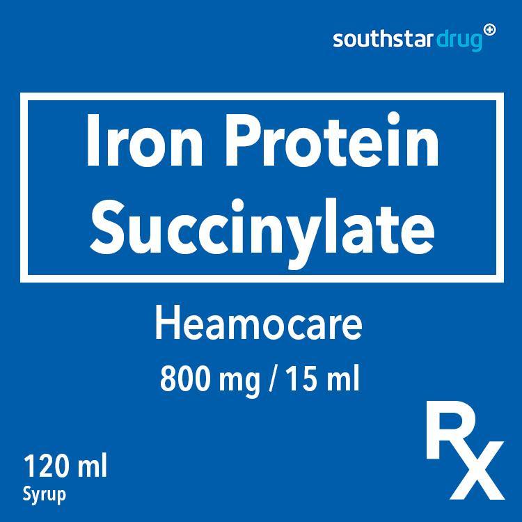 Rx: Heamocare 800 mg / 15 ml 120 ml Syrup - Southstar Drug