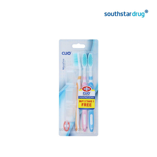 Cleene Clio Denta Clean Buy 2 Plus 1 Toothbrush - Southstar Drug