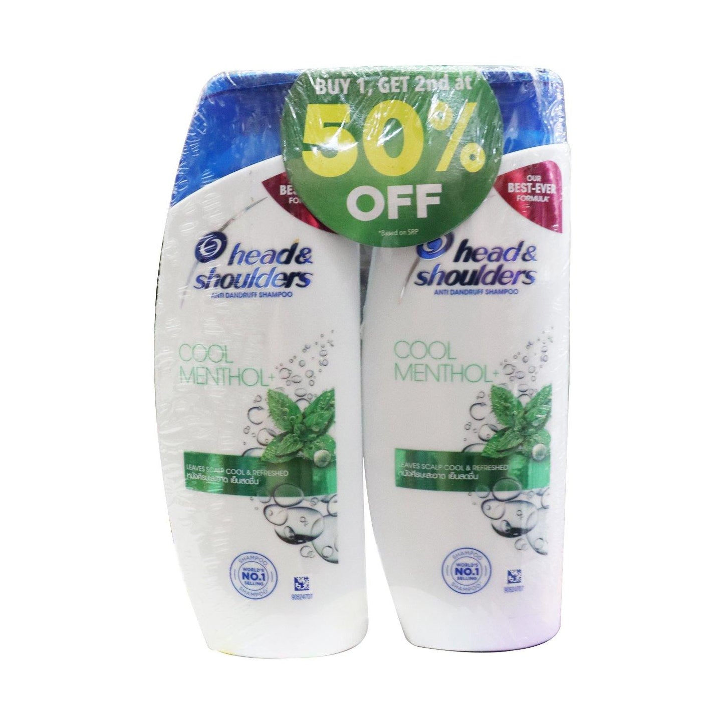 Head & Shoulders Cool Menthol Shampoo Buy 1 Get 2nd 50% OFF - Southstar Drug