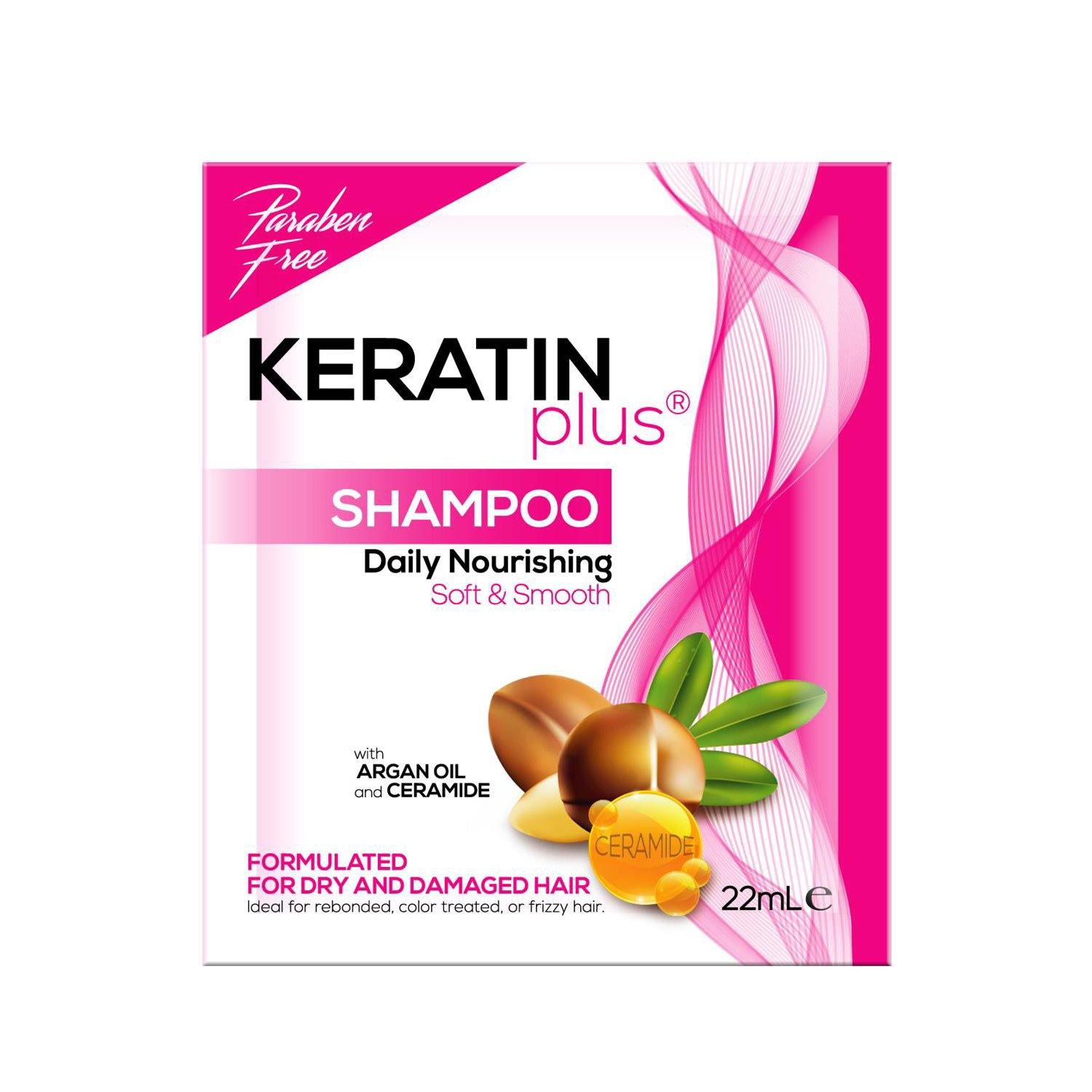 Keratin Plus Daily Nourishing Shampoo 22 ml - 6s - Southstar Drug