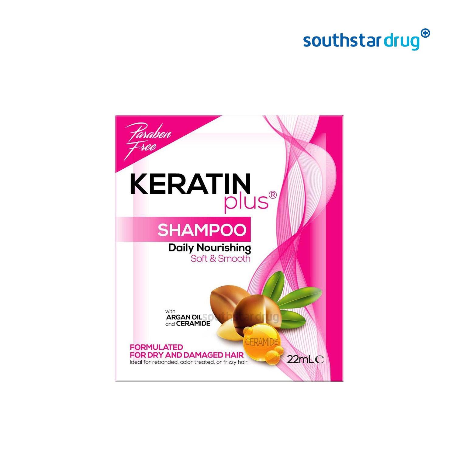 Keratin Plus Daily Nourishing Shampoo 22 ml - 6s - Southstar Drug