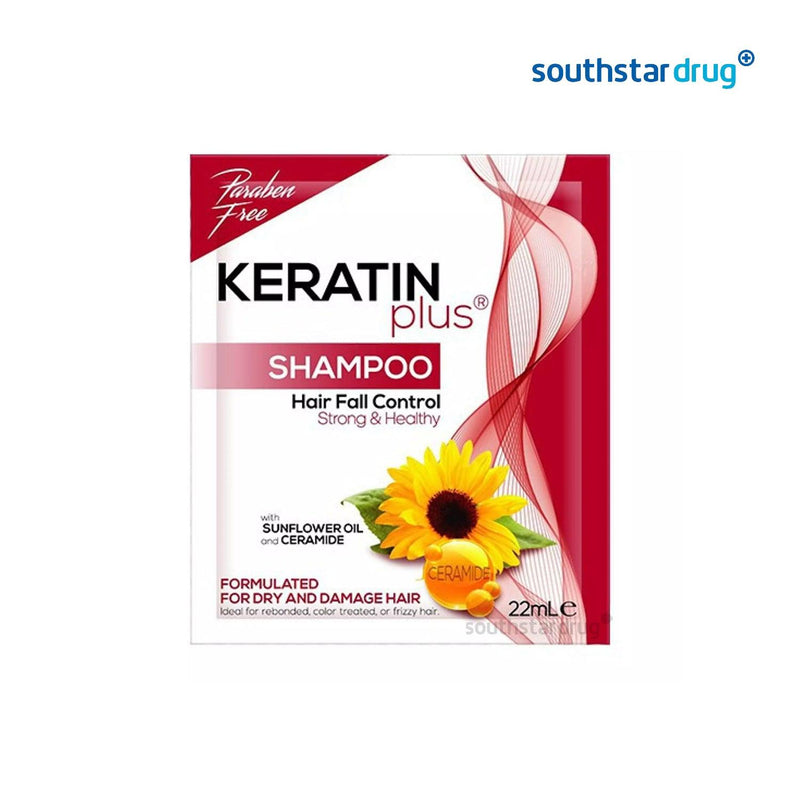 Keratin Plus Hair Fall Control Shampoo 22ml - 6s - Southstar Drug