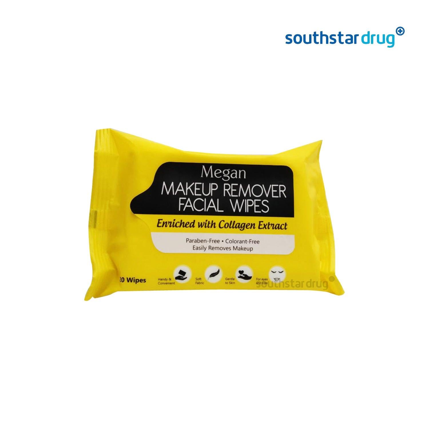 Megan Make up Remover Facial Wipes - Southstar Drug