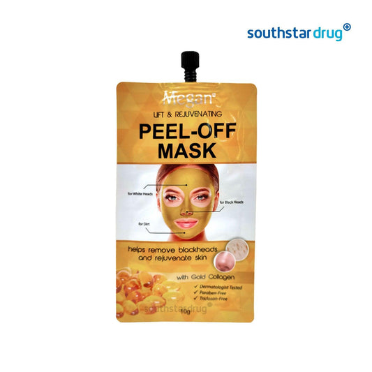 Megan Peel Off Gel With Gold Collagen Mask 10 g - Southstar Drug