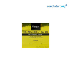 Megan Oil Absorbent Paper With Collagen Extract - Southstar Drug