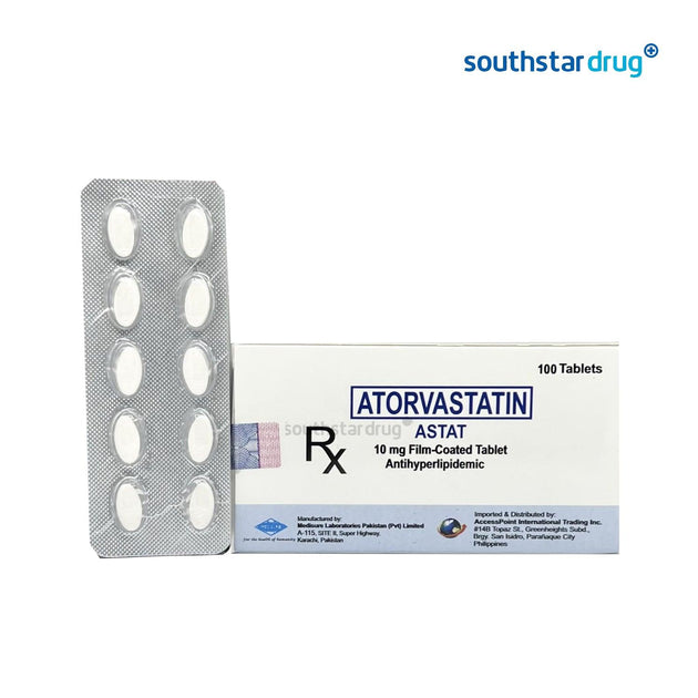 Atstat 10 Buy Rx: Astat 10 mg Tablet Online | Southstar Drug