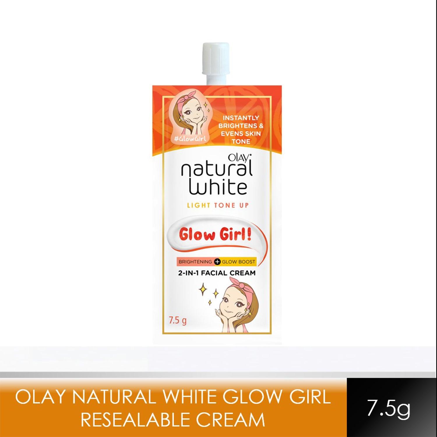 Olay Natural White Glow Girl Resealable Sachet 7.5 g - Southstar Drug