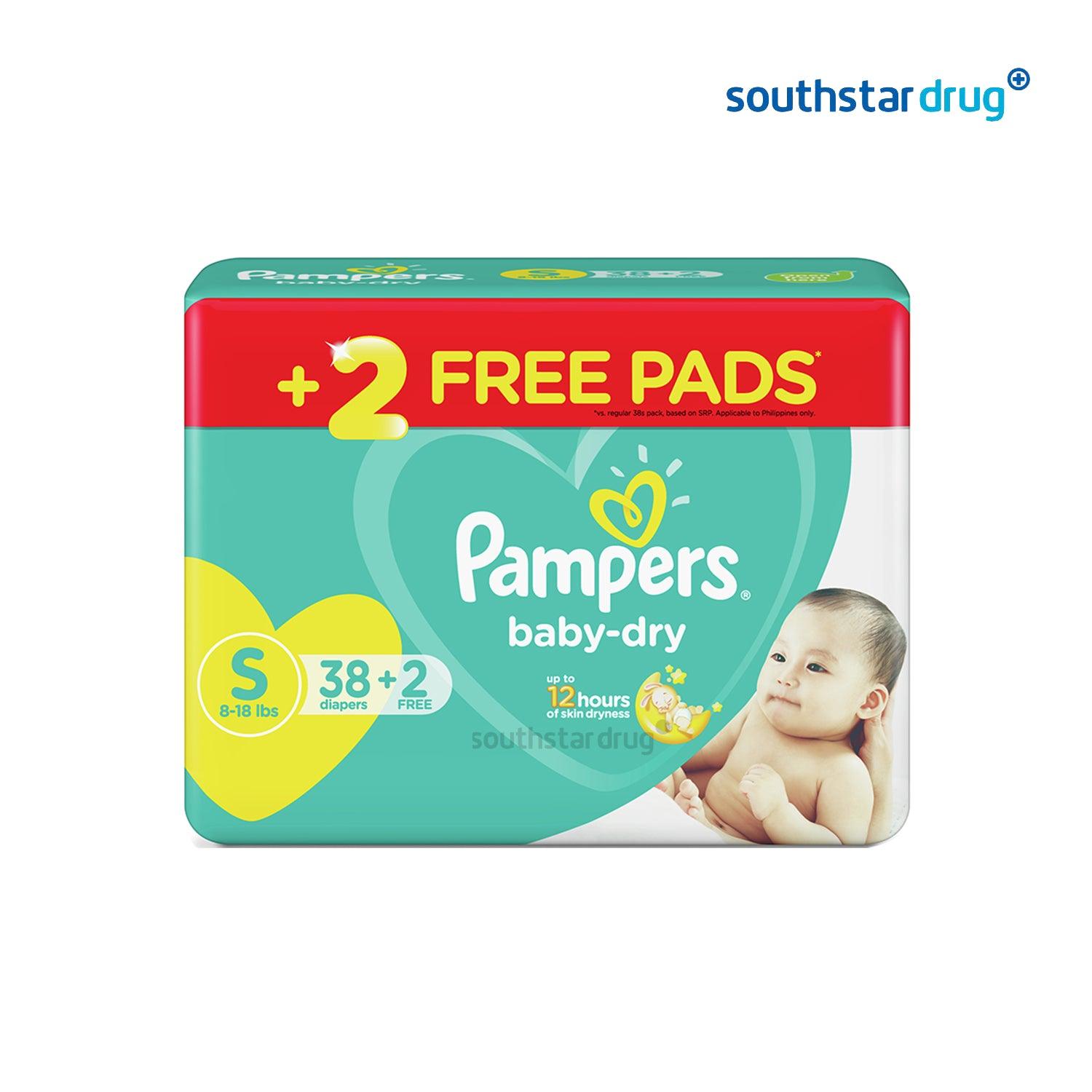 Pampers Baby Dry Value Pack Small Diaper - 40s - Southstar Drug