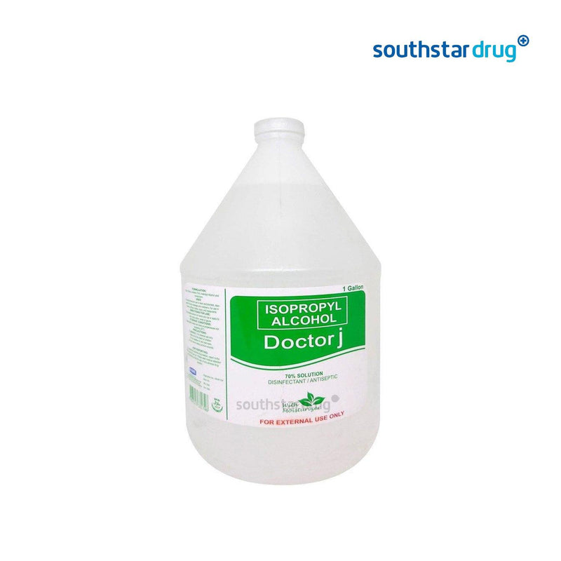Doctor J 70% Solution Isopropyl Alcohol 1 gallon - Southstar Drug