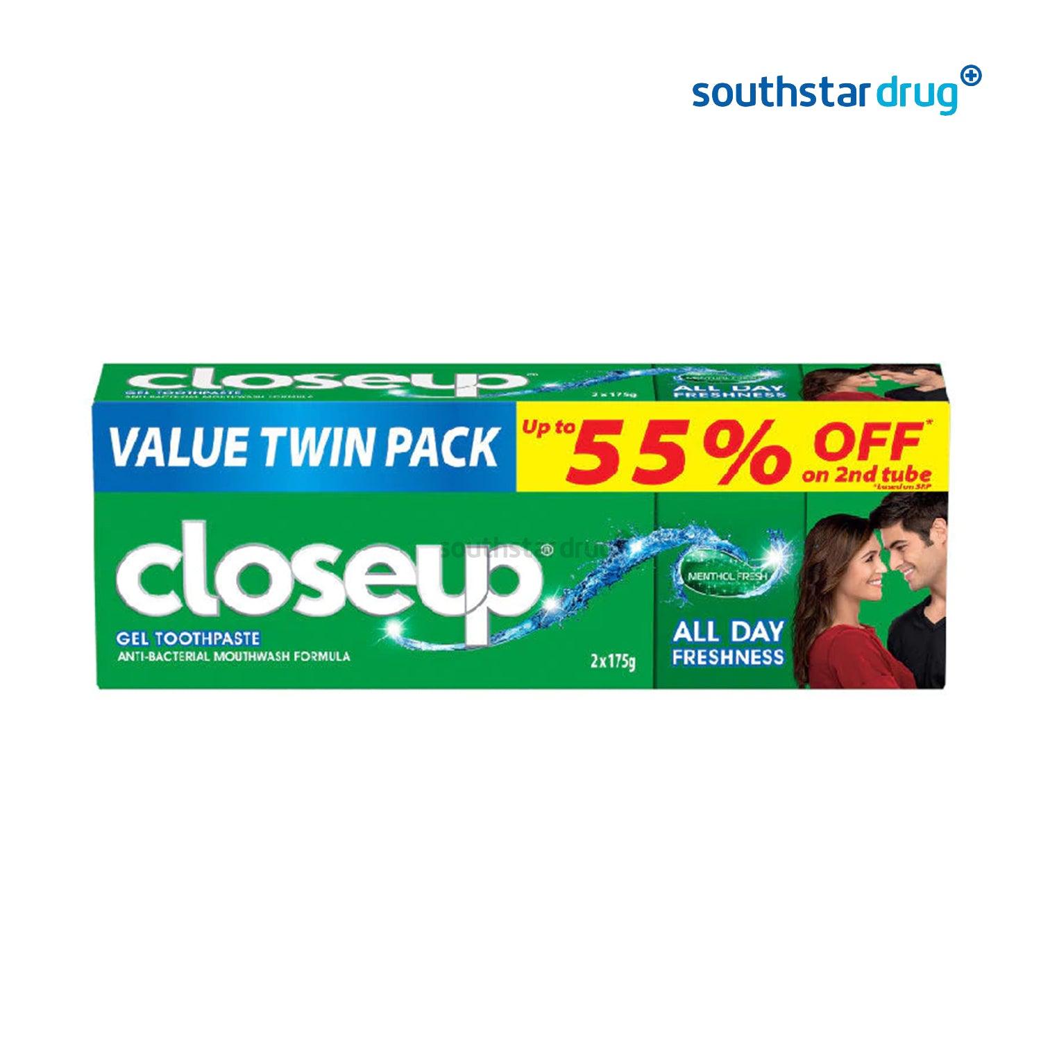 Close Up Menthol Fresh Toothpaste 175 g - Southstar Drug