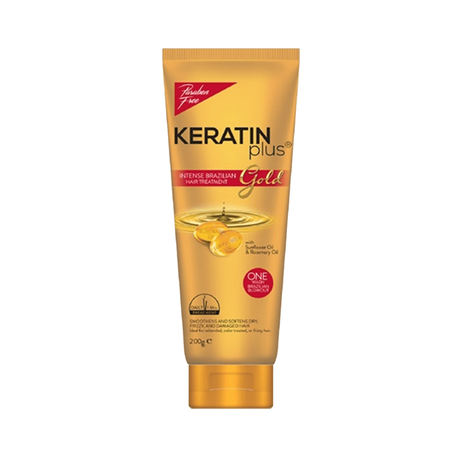 Keratin Plus Intense Brazilian Gold Hair Treatment 170 g - Southstar Drug