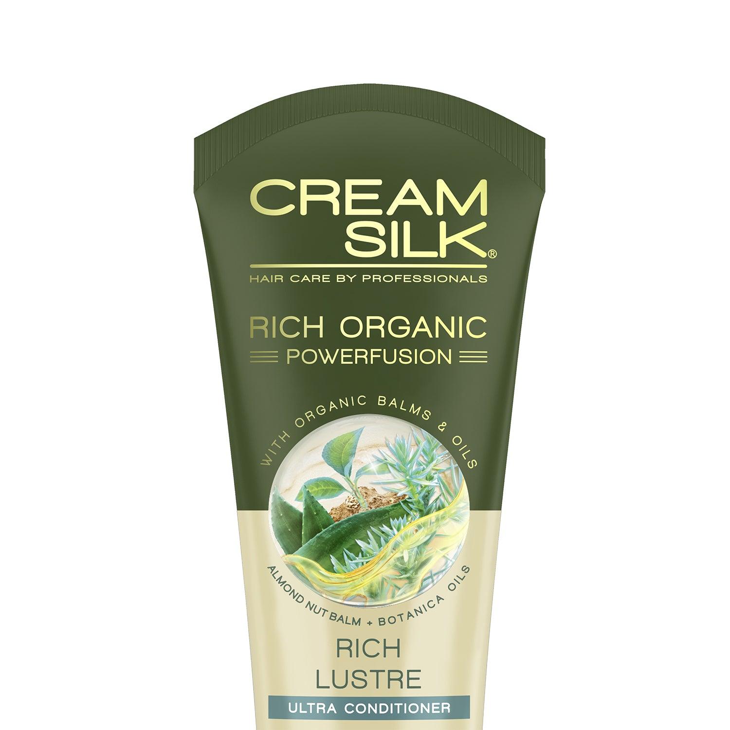 Cream Silk Rich Organic Powerfusion Rich Lustre Ultra Conditioner 150ml - Southstar Drug