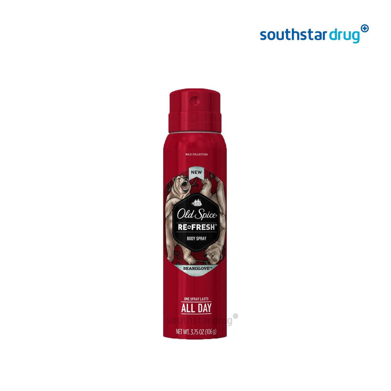 Old Spice Bear Glove Refresh Body Spray 106 Grams - Southstar Drug