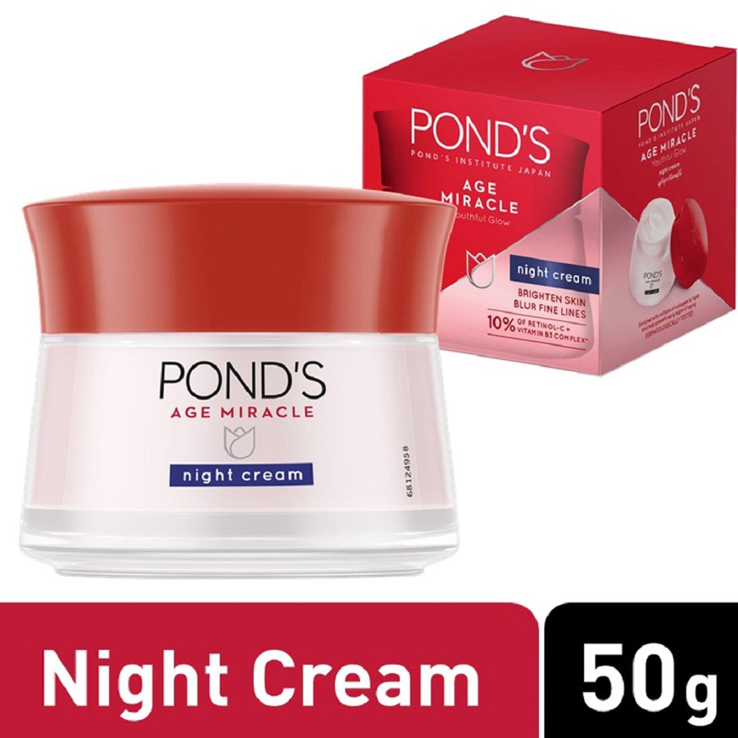 Pond's Age Miracle Youthful Glow Night Cream 50 g - Southstar Drug