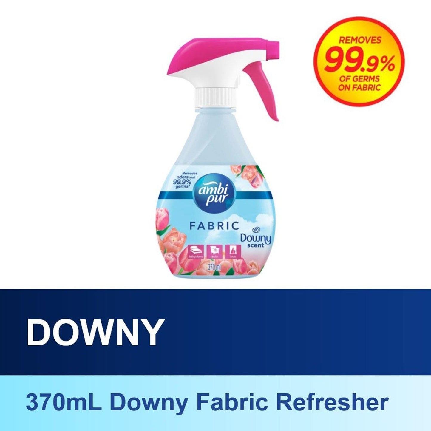 Ambi Pur Fabric Refresher and Antibac Spray Downy Fabric Freshener 370 ml - Southstar Drug