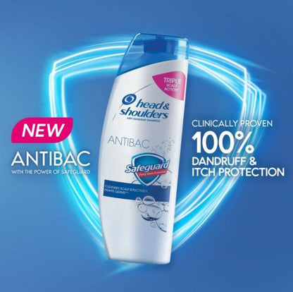 Head & Shoulders Antibac Anti Dandruff Shampoo 450ml - Southstar Drug