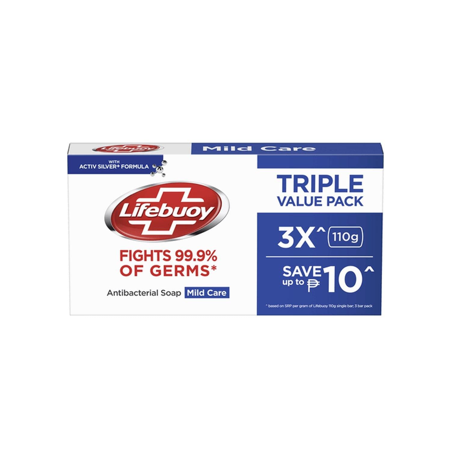 Lifebuoy Antibacterial Soap Mild Care 110g - Southstar Drug