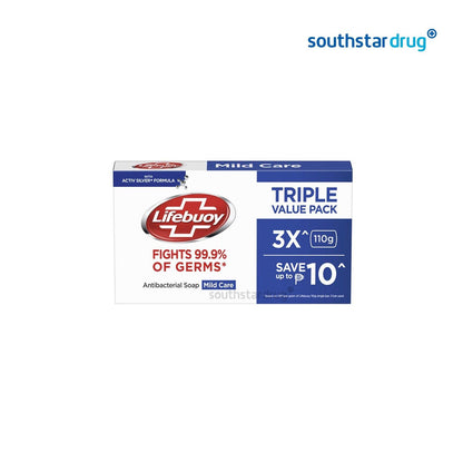 Lifebuoy Antibacterial Soap Mild Care 110g - Southstar Drug