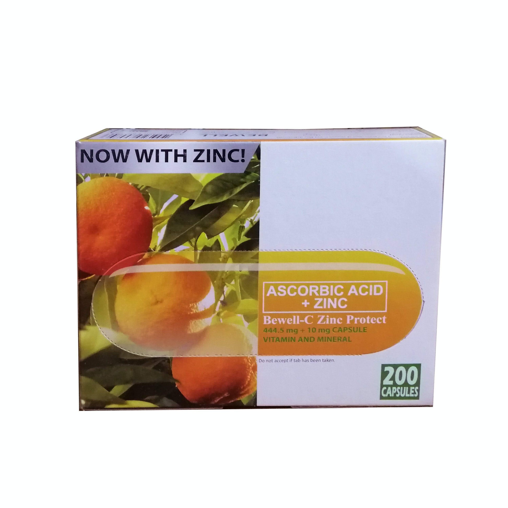 Bewell C Zinc Protect 445 mg / 10 mg Capsule - 30s - Southstar Drug