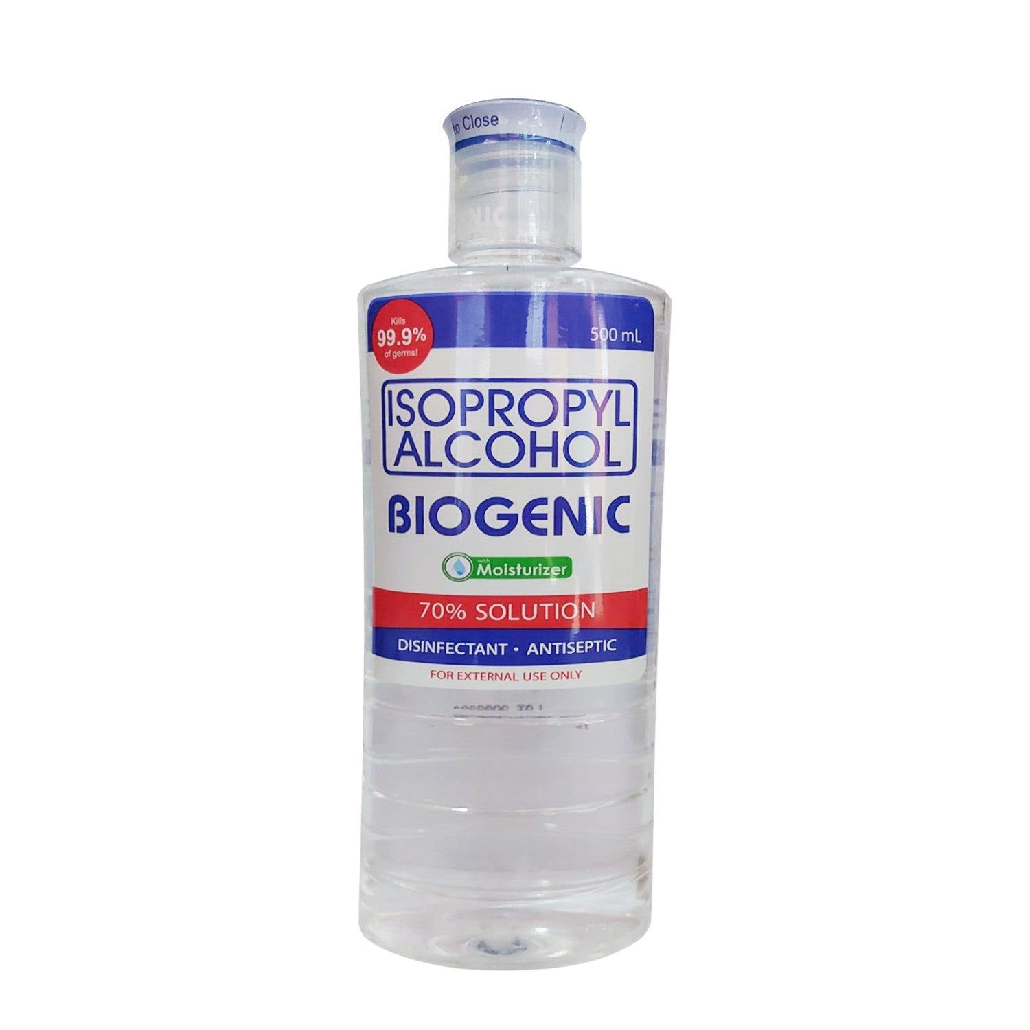 Biogenic 70% Solution Isopropyl Alcohol 500 ml - Southstar Drug