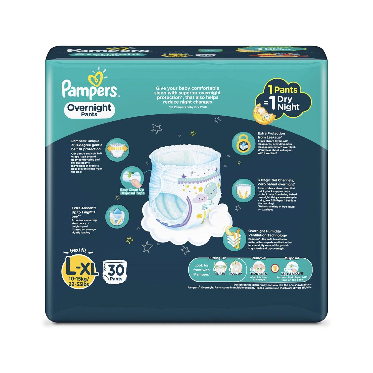 Pampers Overnight Pants Value Large 30s - Southstar Drug